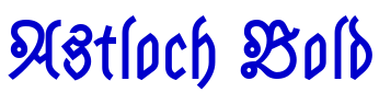 Astloch Bold font